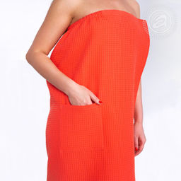 Килт для бани и сауны женский (коралл) 100*150/1 шт. - 100*150 Для бани и сауны - Арт дизайн фото 4