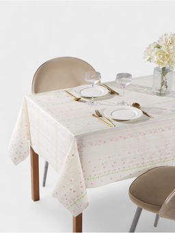 Клеёнка на стол ажурная Lace «Плетение роз», ширина 137 см, рулон 20 метров, толщина 0.3 мм