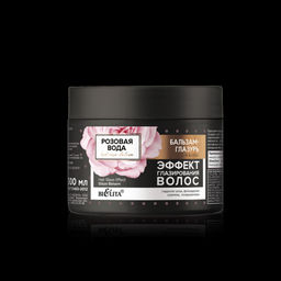 Белита РОЗОВАЯ ВОДА Маска-глазурь 2-х минутная д/волос "Эффект глазир. волос" 200мл