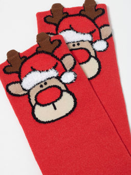 Цена за 2 пары. Носки новогодние красный - Conte elegant фото 5