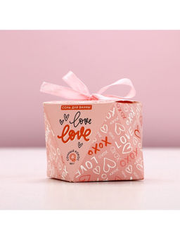 Цена за 2 шт. Соль для ванны Love, 150 г, аромат сочного кокоса, Чистое счастье