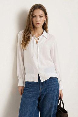 Sustainable Koyu Kahverengi Modal Baglama Detayl? Oversize Modal Gomlek TWOAW26GO00080 - Trendyolmilla фото 20