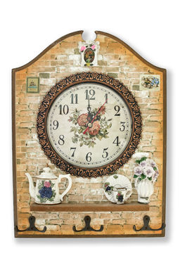 Ключница деревянная 28*37 см, №8 (в ассортименте) - Больше подарков фото 2