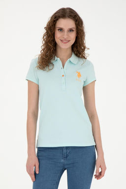 Женская базовая футболка цвета морской волны - U.s. polo assn фото 8