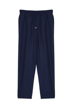 Lacivert Tapered Lastikli Beli Baglamal? Keten Gorunumlu Pantolon TMNSS20PL0547 - Trendyolmilla фото 12