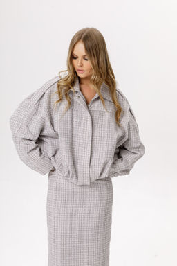 Бомбер Pirs 6667 серый