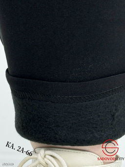 Штаны женские из хлопка с флисом - Bruno фото 4