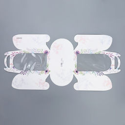 Цена за 5 шт. Коробка под маленький торт, кондитерская упаковка, Венок, 15?15?18 см