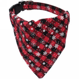 Цена за 2 шт. Ошейник - бандана для питомца "МурГаф", цвет красный, 1,5*34см