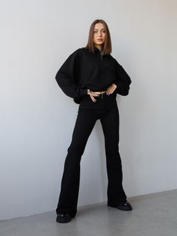 Брюки-клеш женские Pike, черные