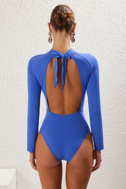 TRENDYOLMILLA Saks Sorfcu S?rt Dekolteli Regular Mayo TBESS25MA00049  фото 21