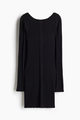 Vestido ajustado en punto de canale - H&m фото 6