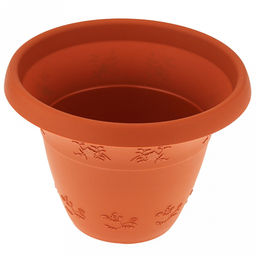 Терракот Горшок для цветов пластмассовый 2,5л, с поддоном, д21см, h15см, морозостойкий полипропилен, т.м. NECO (Россия) - Домашняя мода фото 3