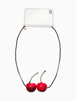 Кулон "Вишня" пара, цвет красный