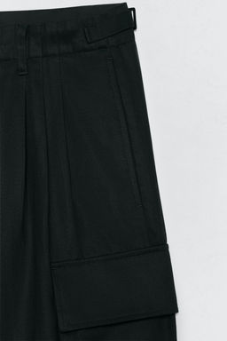 RELAXED FIT CARGO SUIT TROUSERS SOSHIOTSUKI X ZARA  фото 6