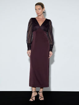 Платье с декоративным рукавом PL1465/gorlin - Emka фото 3