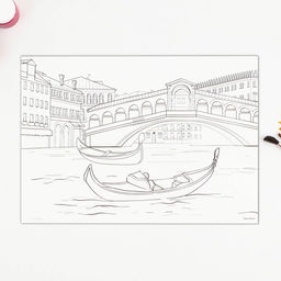 Раскраска акварелью Путешествие по городам, А4 - Школа талантов фото 7