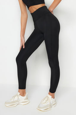 TRENDYOLMILLA Lacivert Genis Bel Lastikli Ekstra Toparlay?c? Tam Boy Orme Spor Tayt TWOAW21TA0029 фото 23