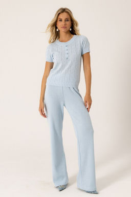 SS-2500 джемпер женский голубой - Mozart фото 4