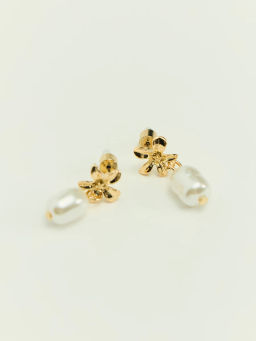 Серьги с искусственным жемчугом ZR2605060303-6 / Zarina