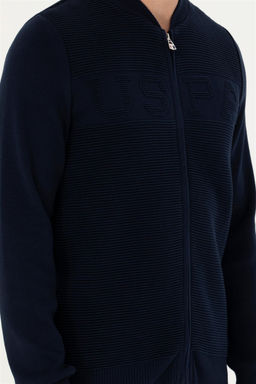 U. S. Polo Assn Мужской темно-синий трикотажный кардиган - U.s. polo assn фото 13