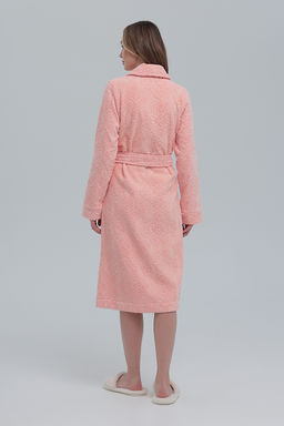 Халат жаккардовый стриженный (велюр) односторонний женский - Vladi collection фото 10