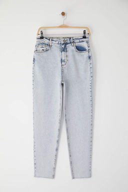 Trendyolmilla Siyah Yuksek Bel Jeans TWOSS25JE00279 фото 11