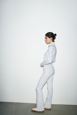 FLARE FLEECE TROUSERS - Zara фото 4