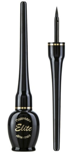 Подводка для глаз черная ELITE, черная 4,6 гр 1421-02
