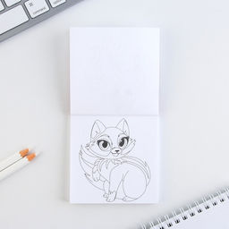 Цена за 2 шт. Подарочный набор: блокнот-раскраска и восковые мелки С 8 марта - Artfox фото 3