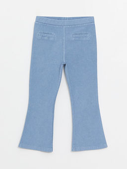 Beli Lastikli Basic K?z Bebek Tayt Pantolon