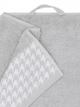 Полотенце для лица 50x90 серый махровая ткань