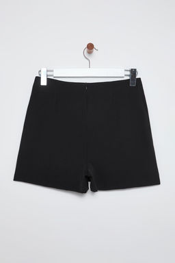 Siyah Mini Fiyonk Detayl? Dokuma Sort Etek TWOSS25SR00011 - Trendyolmilla фото 10