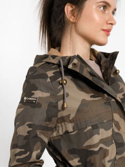 Ветровка женская Caribou S52 (с капюшоном) (камуфляж)  фото 6