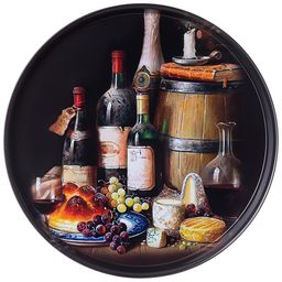 ПОДНОС СЕРВИРОВОЧНЫЙ AGNESS ВИННЫЙ ПОГРЕБОК 33*2,1 СМ