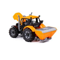 Трактор Прогресс сельскохозяйственный инерционный (оранжевый) (в коробке) - Полесье фото 4