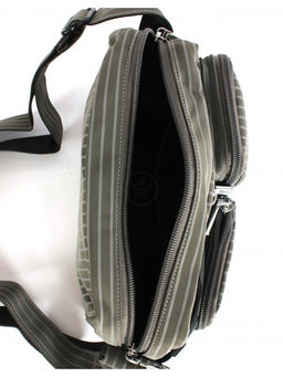 Сумка женская текстиль CF-997, 1отд, плечевой ремень, серый SALE 264798 - Bobo фото 3