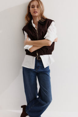 Chaleco con cuello de pana - H&m фото 3