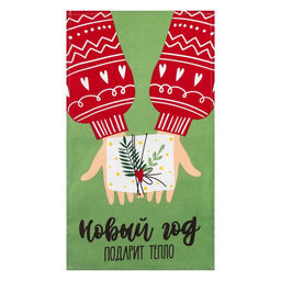 Полотенце Доляна Тепло Нового Года 35х60 см,100% хлопок 160 г/м2  фото 3