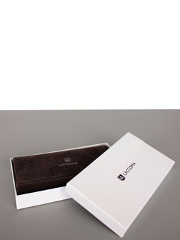 LACCOMA кошелек LA-1098-бежевый натуральная кожа  фото 6