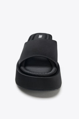 CHUNKY SATIN SANDALS - Zara фото 7
