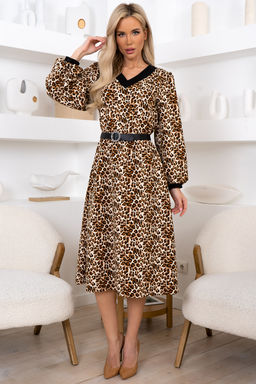 Платье Open Style 6763 коричневый