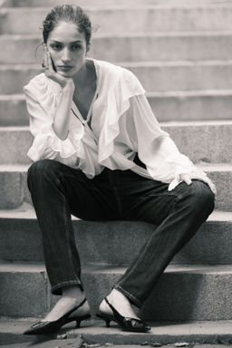 Slim Straight High Jeans - H&m фото 4