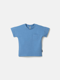 Футболка базовая Деним с карманом