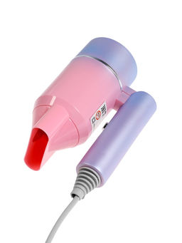 Фен LF-23, 800 Вт, 2 скорости, складная ручка, розово-сиреневый