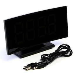 Часы-будильник электронные настольные, термометр, календарь, USB, 17×9.5 см, 3хААА