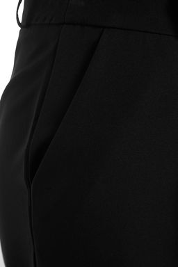 TRENDYOLMILLA Siyah Kemer Detayl? Wide Leg/Genis Paca Dokuma Pantolon TWOAW24PL00341 фото 12