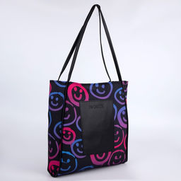 Сумка - шопер с нашивкой NAZAMOK Улыбка, 40387 см  фото 4