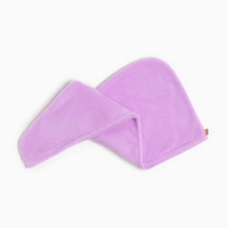 Полотенце - чалма для сушки волос «Этель», 65×25 см, сиреневое