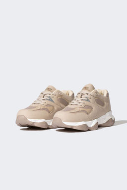 Мужская спортивная обувь на толстой подошве на шнуровке - Defacto фото 2